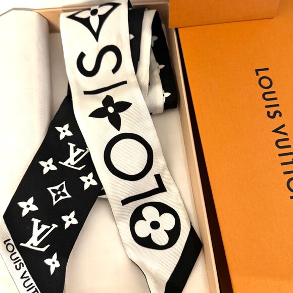 Authentic Louis Vuitton Monogram Infinity BB Bandeau Twilly - Picture 7 of 10